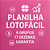 Planilha Lotofacil - Jogue com 6 Grupos De 17 Dezenas e Garantia - Imagem 1