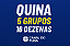 Planilha Quina - Jogue com 5 Grupos de 16 Dezenas - Imagem 1