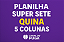 Planilha Super Sete - Esquema pra Acertar Quina em 5 Colunas - Imagem 1