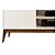 Rack para TV de até 60 Polegadas com pés em madeira Titan Off White - Imagem 4