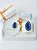 GIFT BOX ESSENTIAL | PORTA JOIAS QUARTZO AZUL | VELA ECOLÓGICA ÁGATA AZUL | CAIXA RÍGIDA PERSONALIZADA - Imagem 1
