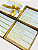 04 VELAS DAS INTENÇÕES | GIFT BOX DOURADA VISOR TRANSPARENTE | DESEJO A VOCÊ - Imagem 1
