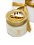 COLEÇÃO SHANA TOVA | GIFT BOX SHANA TOVÁ | VELA ECOLOGICA COM TAMPA E APLIQUE DE ABELHA | PORTA-JOIAS JOIA DO DIA - Imagem 2