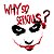 Camiseta Coringa - Why So Serious? (Branca) - Imagem 2