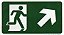 PLACA INDICATIVA - RAMPA SOBE À DIREITA - Imagem 1