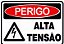 PLACA INDICATIVA - PERIGO ALTA TENSÃO - Imagem 1