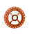 1010190 APOLLO DISCO GIRASSOL TITANIUM 24F LARANJA - 7,0MM - Imagem 2