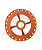 1010190 APOLLO DISCO GIRASSOL TITANIUM 24F LARANJA - 7,0MM - Imagem 3