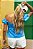 blusinha bordada azul - Imagem 4