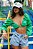 cropped bordado verde - Imagem 2