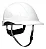 Capacete Steelflex Turtle Branco com Aba Frontal, Suspensão, Catraca e Jugular - CA 35983 - Imagem 1