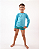 Camiseta Proteção Solar 50+ Azul Piscina - Imagem 1