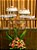Mesa decorativa vidro 2m / colunas folhas - Imagem 4