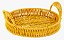 BANDEJA RED. RATTAN INSPIRED 24CM - Imagem 1
