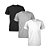 Kit com 3 Camisetas Masculina Dry Fit Part.B Light - Imagem 1