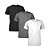 Kit com 3 Camisetas Masculina Dry Fit Part.B Fit - Imagem 1