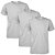 Kit com 3 Camisetas Masculina Dry Fit Part.B Cinza - Imagem 1