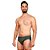 Kit com 10 Cuecas Slip Masculina Part.B Cinza - Imagem 3