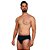 Kit com 3 Cuecas Slip Masculina Part.B Azul Marinho - Imagem 3