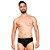 Kit com 5 Cuecas Slip Masculina Part.B Preta - Imagem 2