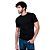 Camiseta Básica Masculina T-Shirt 100% Algodão Preto Tee - Imagem 1