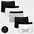 Kit Com 5 Cuecas Boxer Cotton Confort Masculina Part.B Colors - Imagem 1