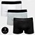 Kit Com 3 Cuecas Boxer Cotton Confort Masculina Part.B Colors - Imagem 1