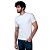 Camisetas Básica Masculina Algodão Kit 15 Peças Branco - Imagem 3
