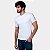 Camisetas Básica Masculina Algodão Kit 3 Peças Branca - Imagem 2