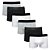 Kit Com 6 Cuecas Boxer Cotton Confort Masculina Part.B Colors - Imagem 1