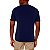 Camiseta Masculina Básica Algodão Premium Modelo Exclusivo Azul Marinho - Imagem 3