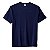 Camiseta Masculina Básica Algodão Premium Modelo Exclusivo Azul Marinho - Imagem 4