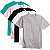 Kit com 5 Camisetas Slim Masculina Básica Algodão Part.B Maya - Imagem 1