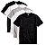 Kit com 5 Camisetas Slim Masculina Básica Algodão Part.B Colors - Imagem 1