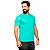 Kit com 5 Camisetas Slim Masculina Básica Algodão Part.B Verde Água - Imagem 4