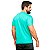 Kit com 5 Camisetas Slim Masculina Básica Algodão Part.B Verde Água - Imagem 5