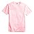 Kit com 5 Camisetas Slim Masculina Básica Algodão Part.B Rosa - Imagem 2