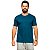 Kit com 5 Camisetas Slim Masculina Básica Algodão Part.B Azul - Imagem 3