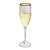 Taça Champagne Borda Dourada Personalizada 170ml - Acrílico - Imagem 2