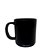 Caneca de Café Preta 300ml - Policarbonato - Imagem 1