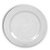 Prato Melamina Branco Grande - 35cm (Ideal para doces e refeições) - Imagem 1