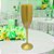Taça Champagne 170ml Metalizada Prata (Minimo de 100 peças para Personalizar) - Imagem 2