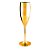 Taça Metalizada 170ml Dourada para Champagne (Minimo de 100 peças para Personalizar) - Imagem 2