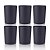 Kit 6 Copos Azul Escuro 200ml Polipropileno( Plástico Durável ) - Imagem 1