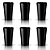 Kit 6 Copos Policarbonato Preto 500ml - Imagem 1