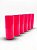 Kit 6 Copos Long Drink Acrílico Rosa 320ml - Imagem 1
