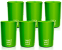 Copo Reutilizavel Café Green Cups 200ml - Kit 6 Copos - Imagem 1