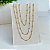 Colar Triplo Folheado Ouro 18k Bolinhas - Imagem 1