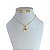Conjunto Infantil Folheado Ouro 18k Arco Íris - Imagem 1