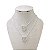 Colar Folheado Ouro 18k e Prata 925 Mandala Filho Cravejado - Imagem 2